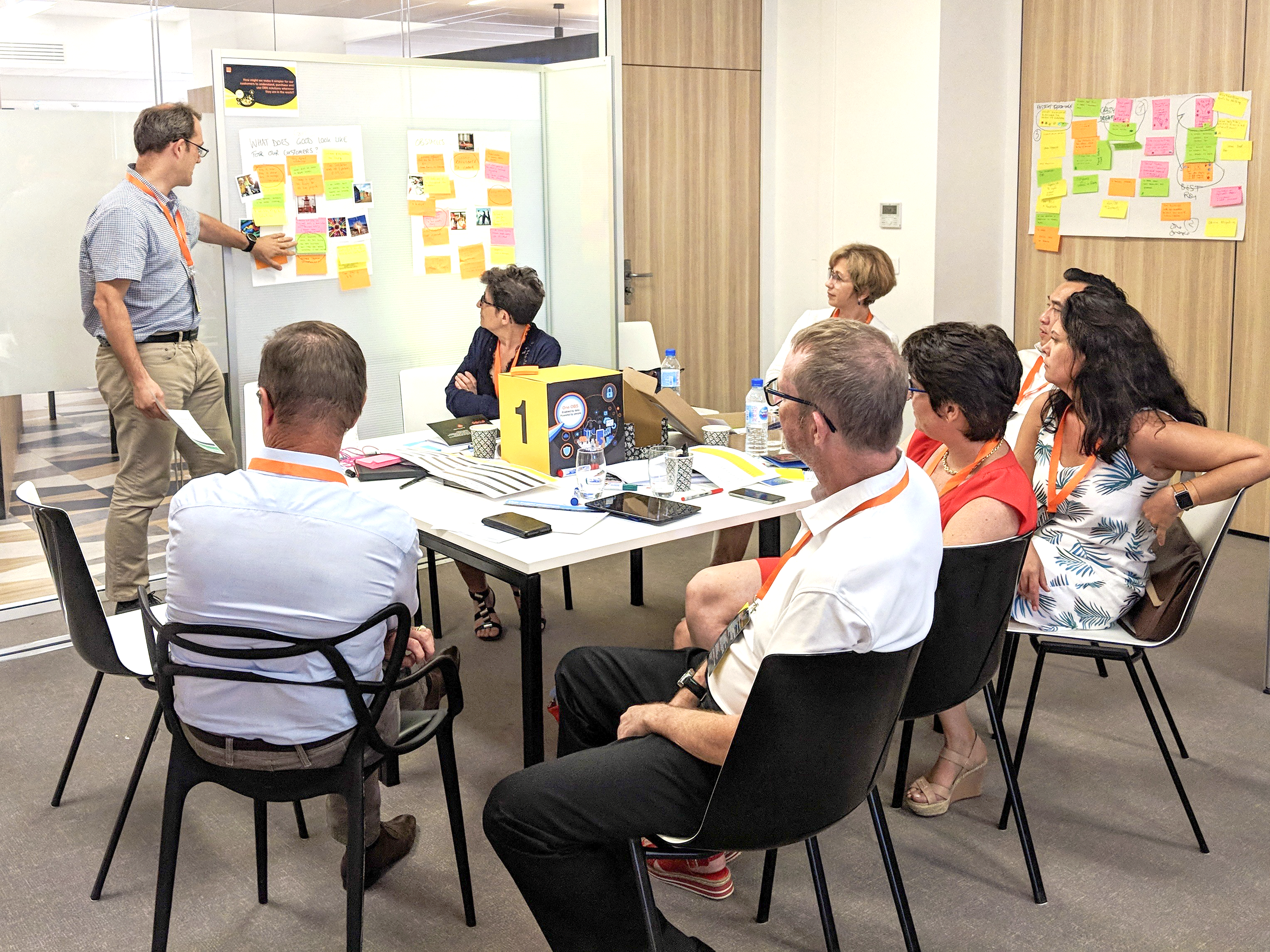 Treehouse running a design thinking workshop with a law firm