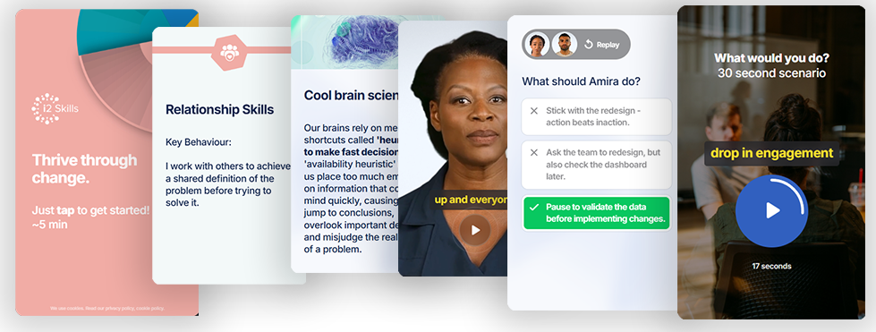 Nudges to embed skills into real work