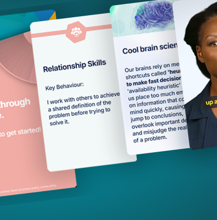 Tailored interactive micro-learning modules to embed new mindsets and behaviours at scale.