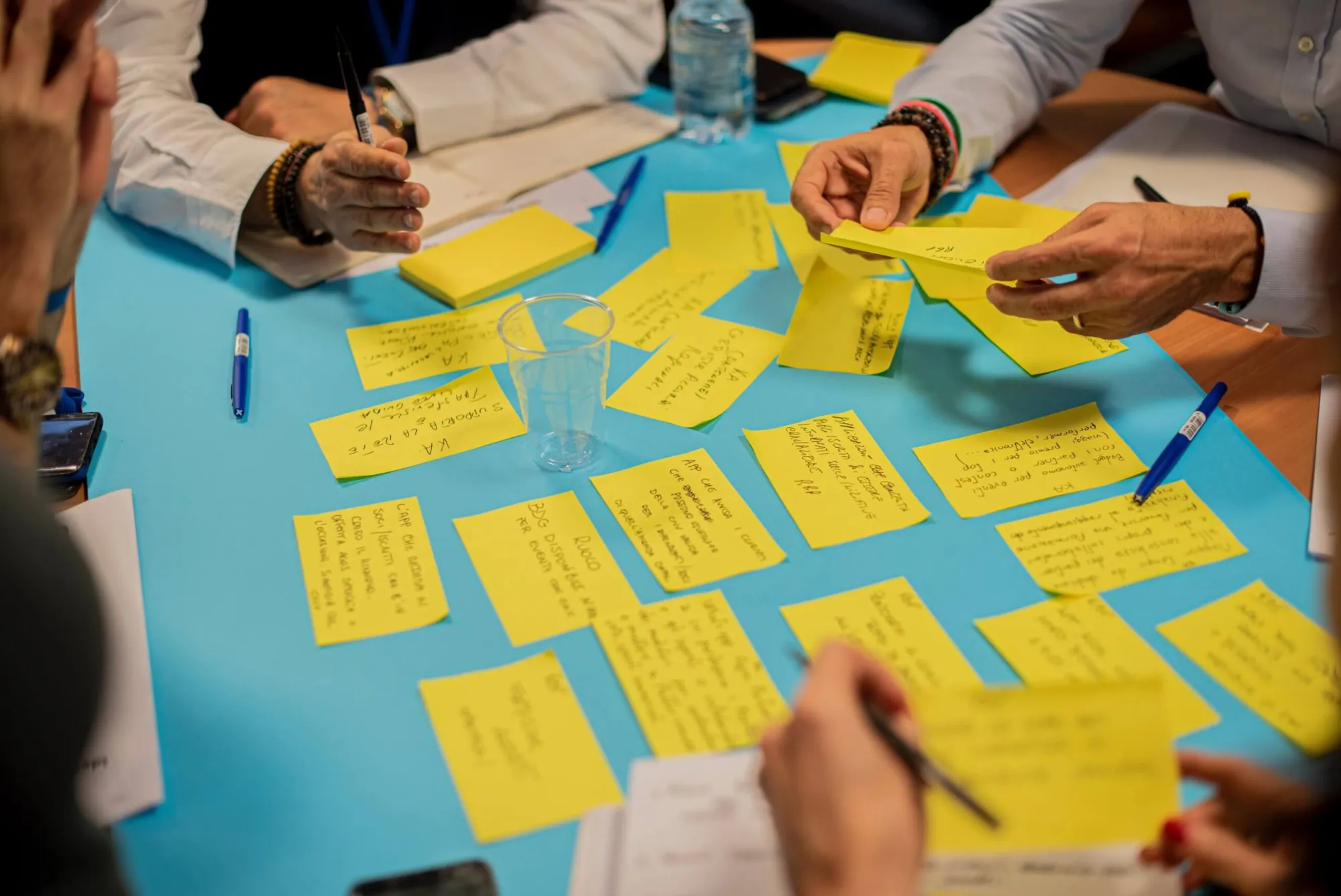 lots of post-it notes